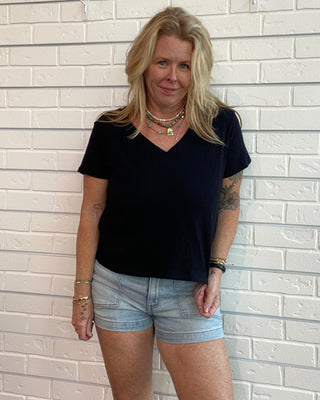 Nomad V-Neck Slub Tee