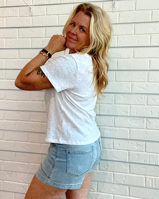 Nomad V-Neck Slub Tee