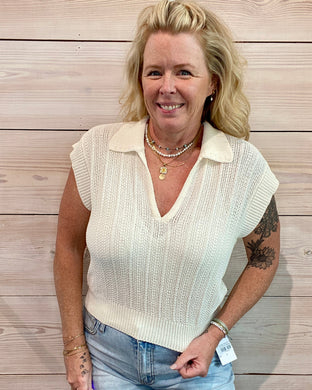 Lauden Crochet Top