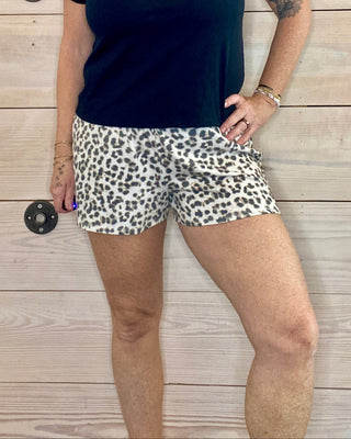 Z Supply Luxe Leopard Shorts