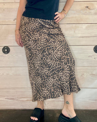Z Supply Leopard Skirt