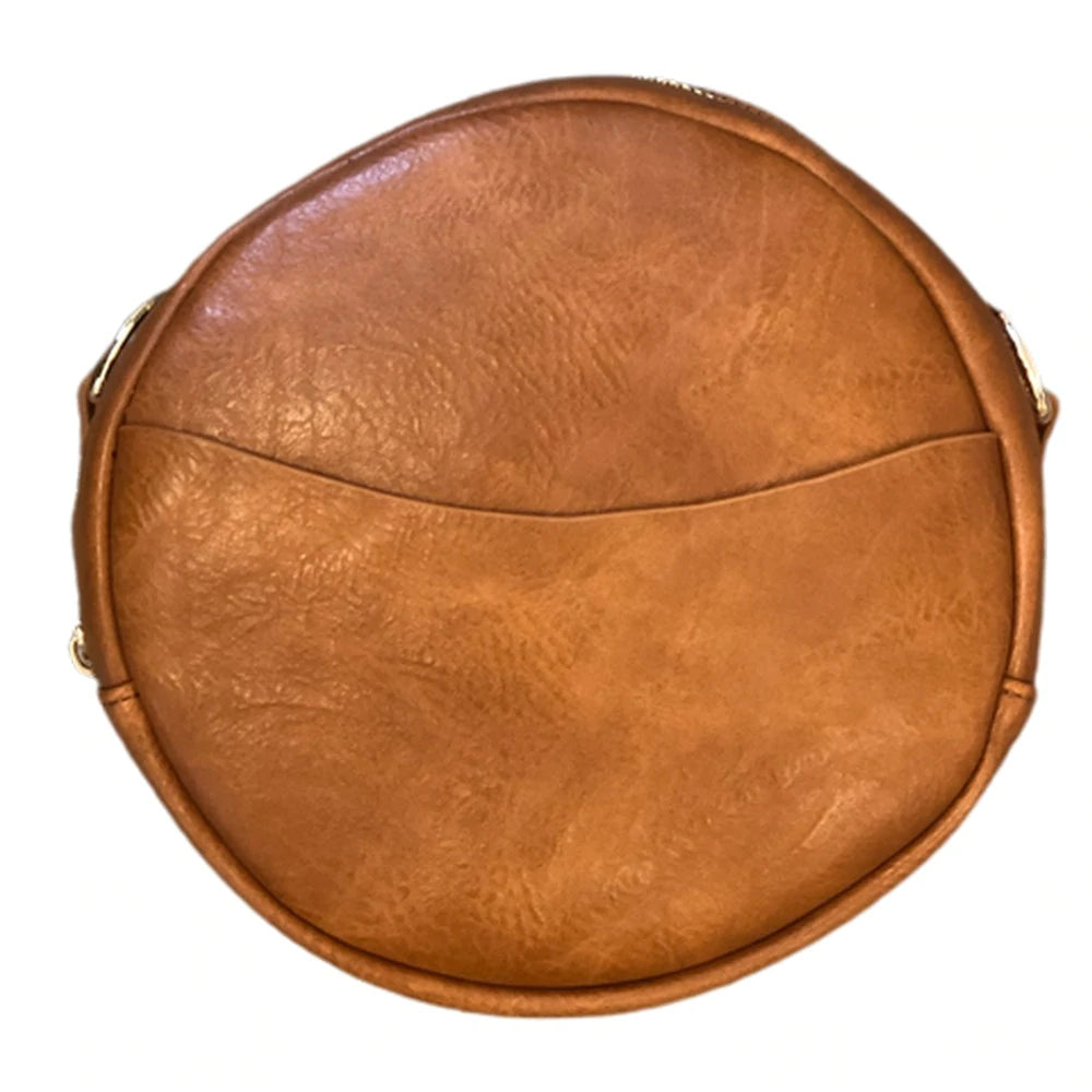 Camel Round Bag - NO STRAP INCLUDED