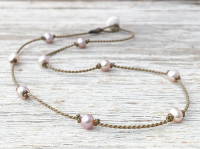 Tula Blue Blush Pearl Necklace