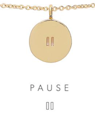 Gold Pause Necklace