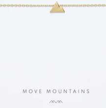 Load image into Gallery viewer, Gold Move Mountains Necklace