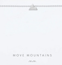 Load image into Gallery viewer, Silver Move Mountains Necklace