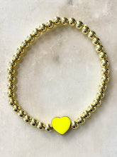 Load image into Gallery viewer, Beaded Heart Bracelet