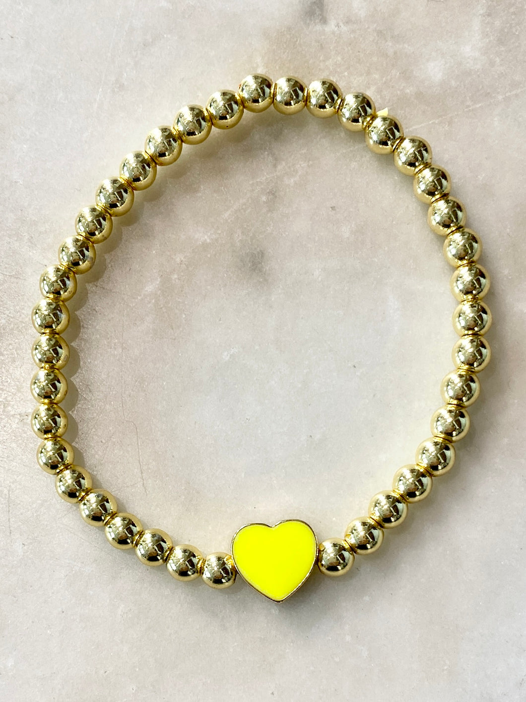 Beaded Heart Bracelet