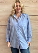 Load image into Gallery viewer, Poolside Shirt in Blue Bird