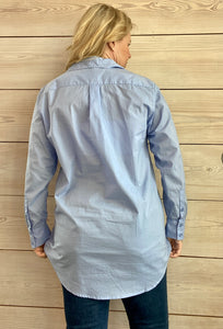 Poolside Shirt in Blue Bird