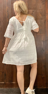 Spring White Lace Dress