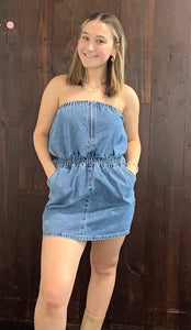 Rock City Denim Mini Dress