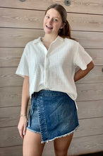 Load image into Gallery viewer, White Terry Cloth Top