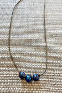 Peacock Triples Necklace