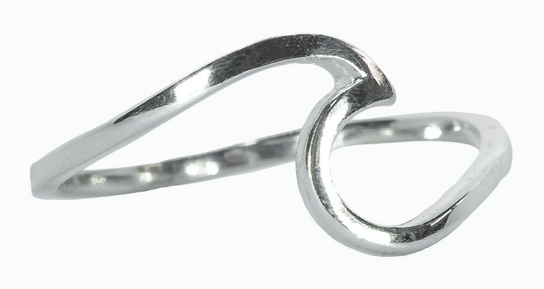 Silver Wave Ring