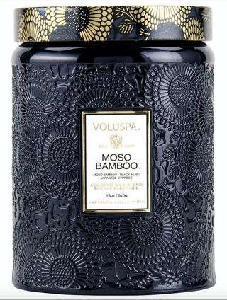 Moso Bamboo Large Jar Candle