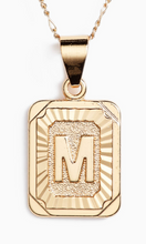 Load image into Gallery viewer, Bracha Initial Card Necklace