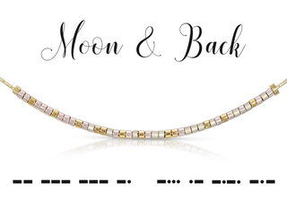 Moon and Back Necklace
