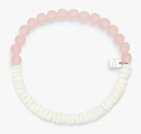 Pink Puka Shell Bracelet