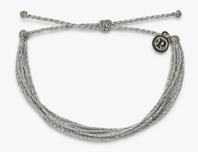 Silver Sparkle String Bracelet