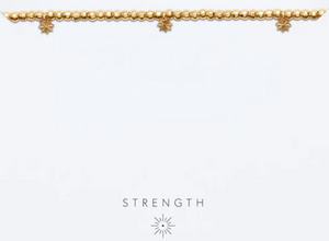 Strength Beaded Icon Bracelet