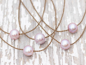 Classic Blush Pearl Necklace
