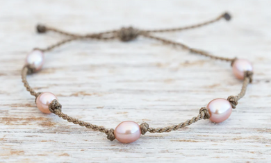 Blush Pearl Rice Bracelet