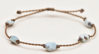 Larimar Nugget Bracelet