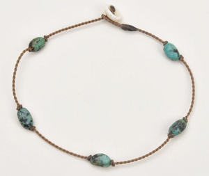 Hubei Turquoise Nugget Anklet