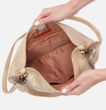 Load image into Gallery viewer, Pier Shoulder Bag in Gold Leaf Metallic Leather