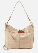 Load image into Gallery viewer, Pier Shoulder Bag in Gold Leaf Metallic Leather
