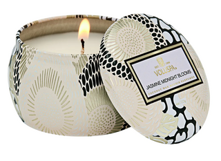 Jasmine Midnight Blooms Mini Tin Candle