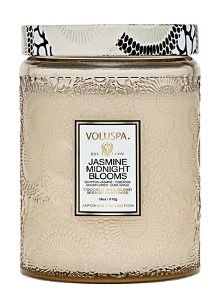 Jasmine Midnight Blooms Large Jar Candle