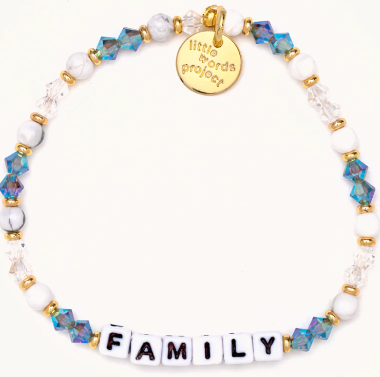 Family Little Words Project Bracelet