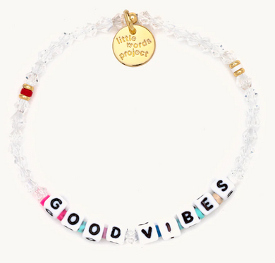 Good Vibes Little Words Project Bracelet
