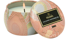 Load image into Gallery viewer, watermelon lime basil travel candle